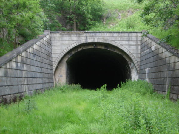 Bowshank Tunnel before the Borders Railway project, 2006