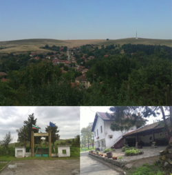 Изглед към село Бръшляница, Стадион „Чавдар“, парка в центъра на селото.