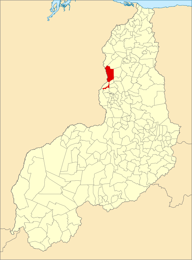 Localização de Teresina no Piauí