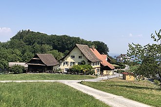 In front Restaurant Chusperhüsli, in the back Restaurant Buchengg