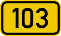 File:Bundesstraße 103 number.svg