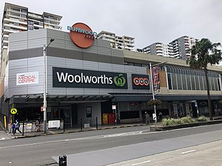 Burwood Plaza Shopping mall in Burwood, New South Wales