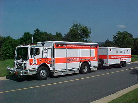 Charlottesville-Albemarle Rescue Squad's technical rescue vehicle