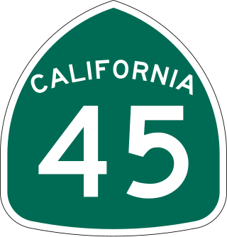 <span class="mw-page-title-main">California State Route 45</span> Highway in California