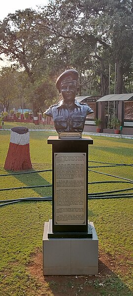Bust of Captain Vikram Batra at the National War Memorial, Pune