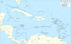 Морські кордони країн Карибського регіону