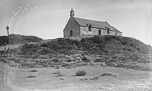 Le tumulus Saint-Michel (photographie de 1921)