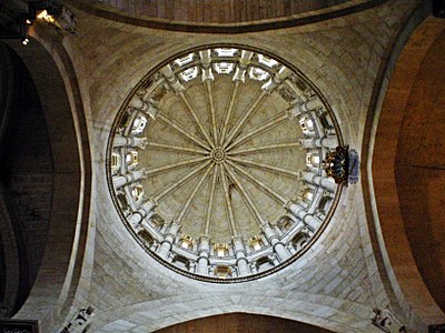 Dome over the Cathedral of Salamanca.