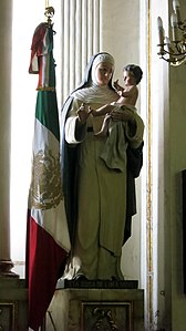 წმინდა როზას ქანდაკება გვადალახარის მთავარ კათედრალში, მექსიკა