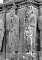 Cathédrale Notre-Dame - Portail sud de la façade ouest. Ebrasement droit - Statues de Moïse et d'Abraham - Reims - Médiathèque de l'architecture et du patrimoine - APMH00016933.jpg