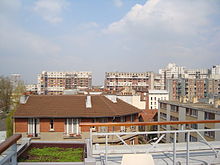 Vue des bâtiments Pommier de Bois / Croix-Blanche.