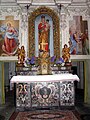 Via Rovana, Cevio. Intérieur de l'église de Santa Maria del Ponte alla Rovana.