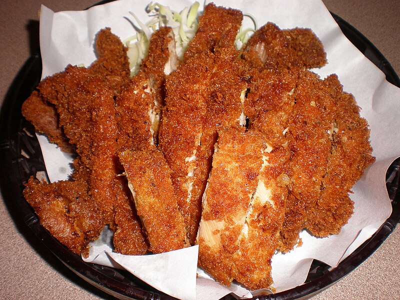 File:Chicken katsu from Kamameshi House.JPG