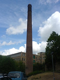 Chimney at Pleasley Mill - geograph.org.uk - 468582