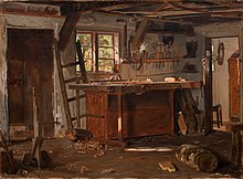 Christen Dalsgaard - A carpenter's workshop. - Google Art Project.jpg