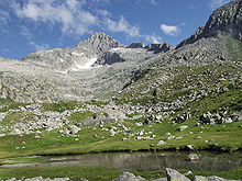 Cima Carè Alto von Süden (3463 m s.l.m.)