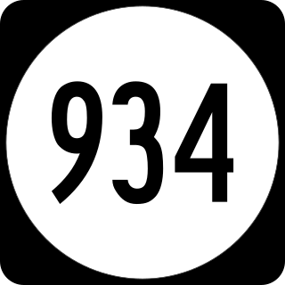 <span class="mw-page-title-main">Iowa Highway 934</span>