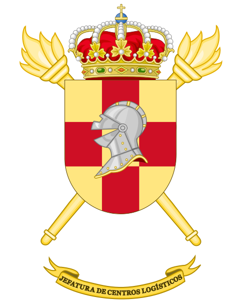 File:Coat of Arms of the Spanish Army Logistics Centers Command.svg