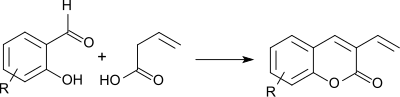 Kondensation von 3-Butensäure mit 2-Hydroxyaldehyden