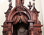 This is a photo of a monument in Poland identified by the ID: PL-624844. Polski: Konfesjonał w kościele pw św Franciszka w zespole klasztornym w Warszawie Polski: Confessionals in the Saint Francis church in Warsaw