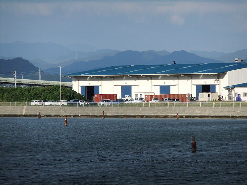 File:Container Freight Station of Tokushima-Komatsushima Port Container Terminal at Akaishi.JPG