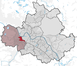 Lage des statistischen Stadtteils Cotta in Dresden