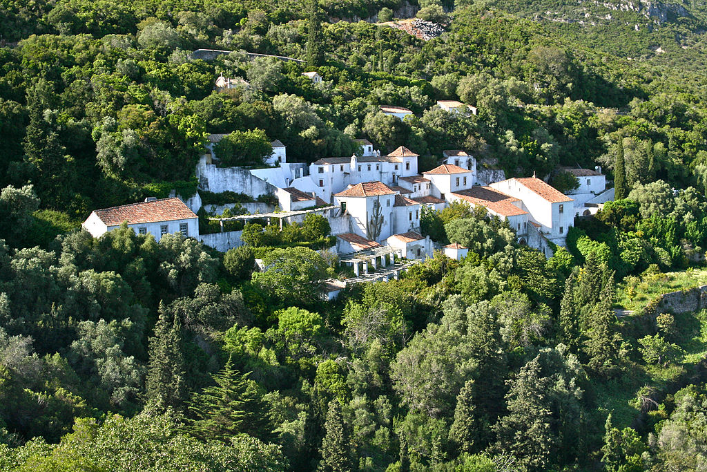 Covento da Arrábida dans le parc naturel de l'Arrábida au sud de Lisbonne. Photo de François Philipp