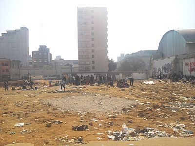 Cracolandia ("land of crack") in central Sao Paulo. Cracklandia sp downtown.jpg