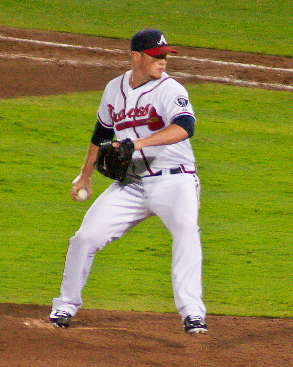 Braves closer Craig Kimbrel pitching in 2011