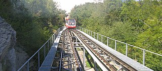 <span class="mw-page-title-main">Funiculaire Sierre–Montana–Crans</span> Funicular railway to Crans-Montana in Valais, Switzerland