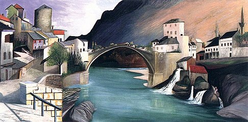 Stari Most − Den osmanniske bro ved Mostar, 1903