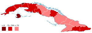 Thumbnail for List of Cuban provinces by Human Development Index