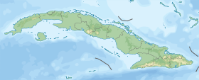 Bahía de Nipe ubicada en Cuba