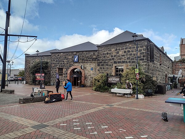 Customs House, Timaru. Built in 1902 with local Bluestone