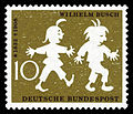 German stamp, 1958