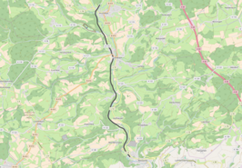 Spoorlijn Pronsfeld - Waxweiler op de kaart
