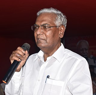 <span class="mw-page-title-main">D. Raja</span> General secretary of the Communist party of India