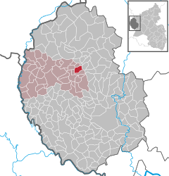 Dackscheid - Carte