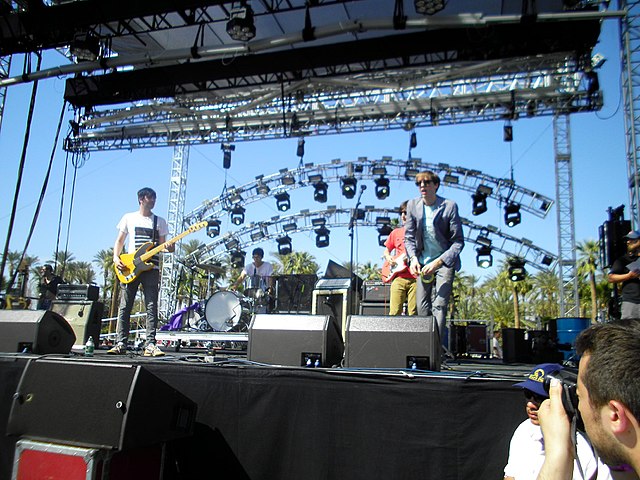 Deerhunter performing at the 2010 Coachella Festival