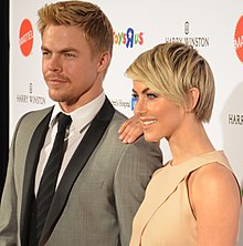 Hough and his sister Julianne at the 2014 Kaleidoscope Ball