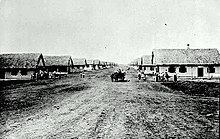 Dirt road during horse and cart era Doukhobor Village of Vosnesenya - Thunder Hill Colony.jpg