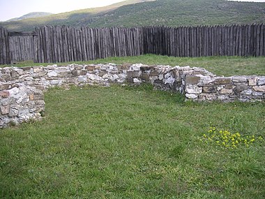 Ruins of the Moravian fortress at Ducové (Slovakia)