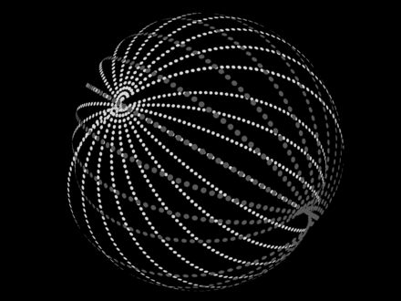 Figure of a Dyson swarm surrounding a star