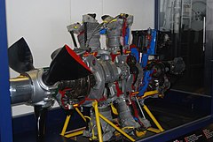 28 Цилиндровый двигатель Pratt Whitney aircraft engine