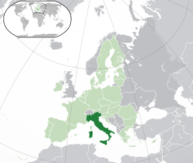 Imagen ilustrativa del artículo Relaciones entre Italia y la Unión Europea