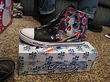 2008 Ed Hardy brand shoe