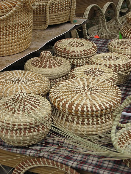 Gullah sweet baskets from Edisto island