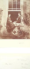 Effie and Mary Millais at Dalguise, from an album compiled by Sir John Everett Millais - Rupert Potter - ABDAG012275