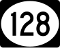 Puerto Rico Tertiary Highway 128 marker