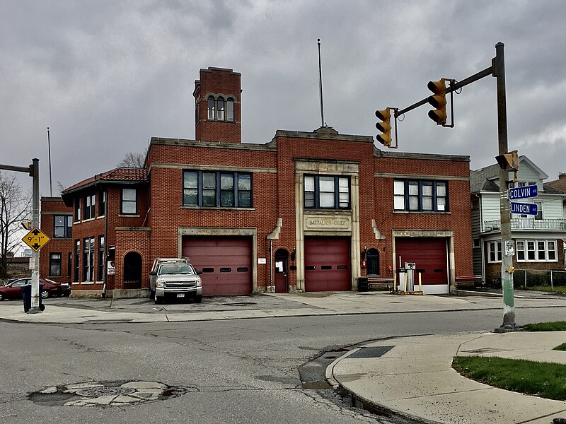 File:Engine No. 38 and Hook & Ladder No. 13 firehouse (and former Police Station No. 17), Buffalo, New York - 20200421.jpg